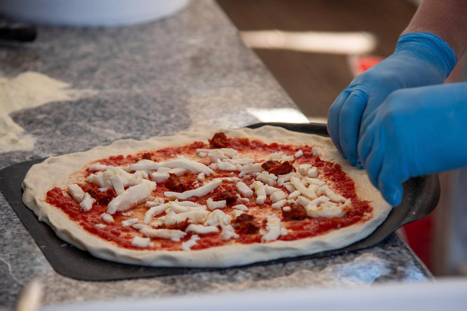 Pizza making