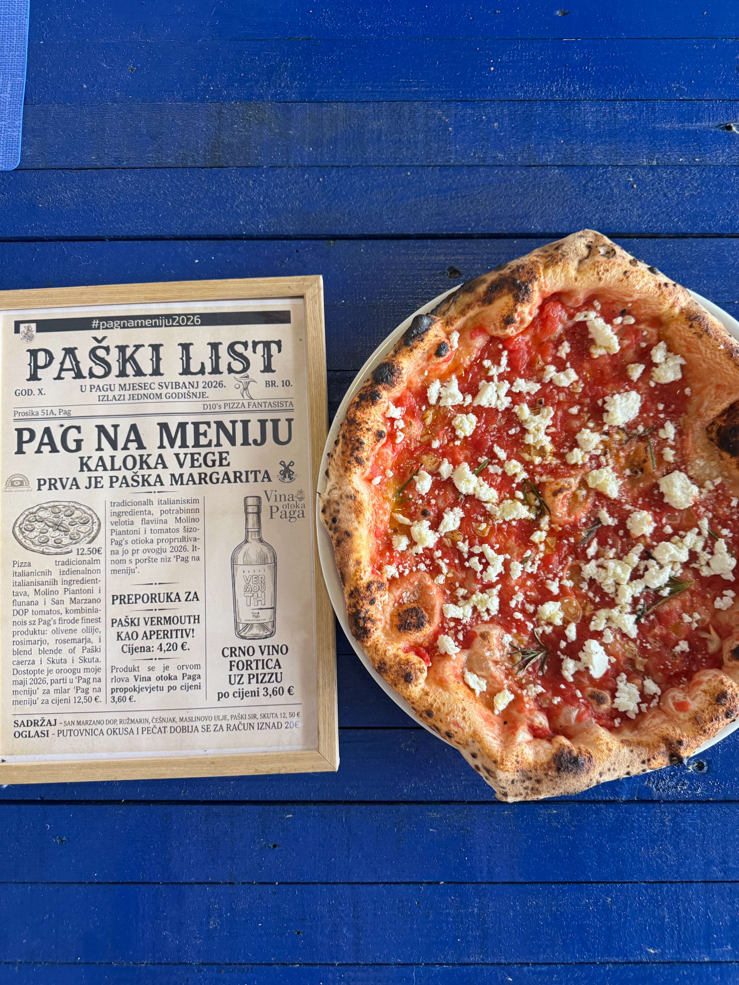 D10’s Pizza Fantasista Joins Pag on the Menu