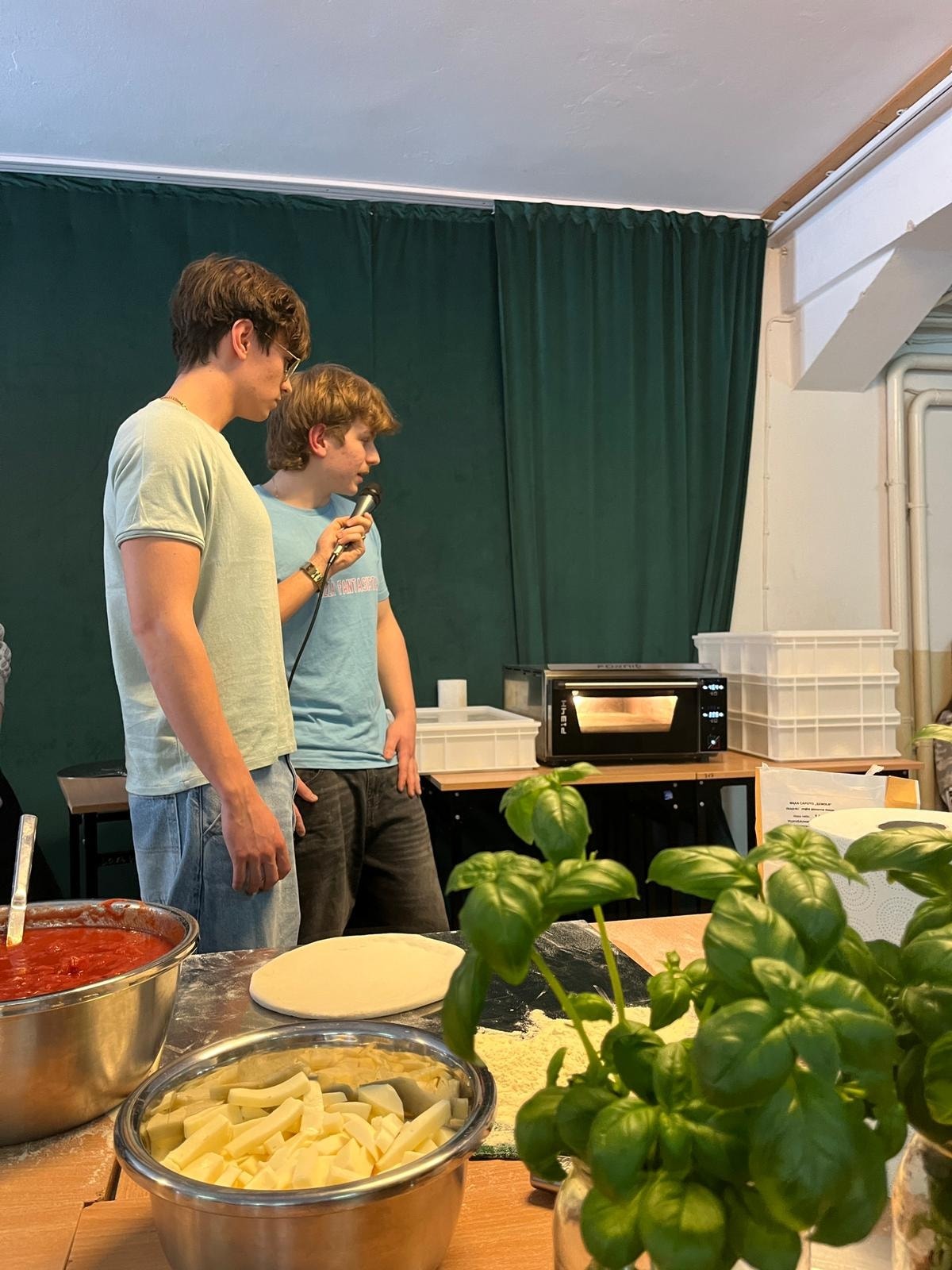Students listening